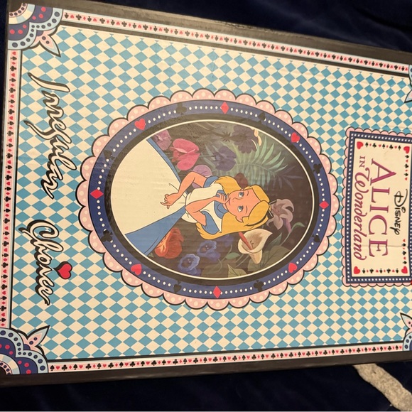 VHTF SUPER RARE LE Irregular Choice Alice in Wonderland heels! Sz 37 NIB - Picture 4 of 13